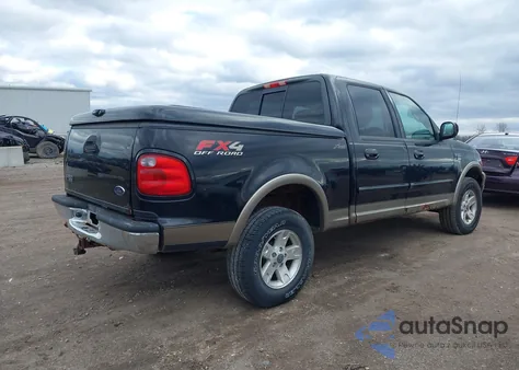 2002 Ford F-150 Lariat/Xlt from USA, damaged, VIN 1FTRW08L42KA98140